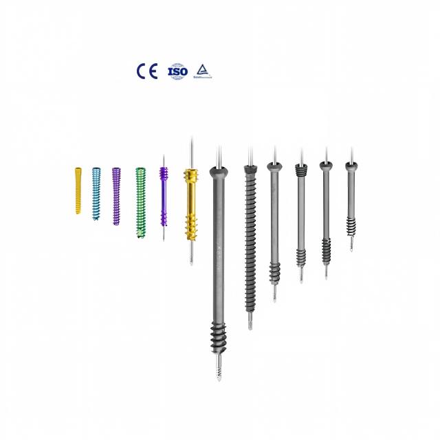 3.5 Cannulated Headless Compression Titanium Alloy Screw, Orthopedic Implant Surgical Screw