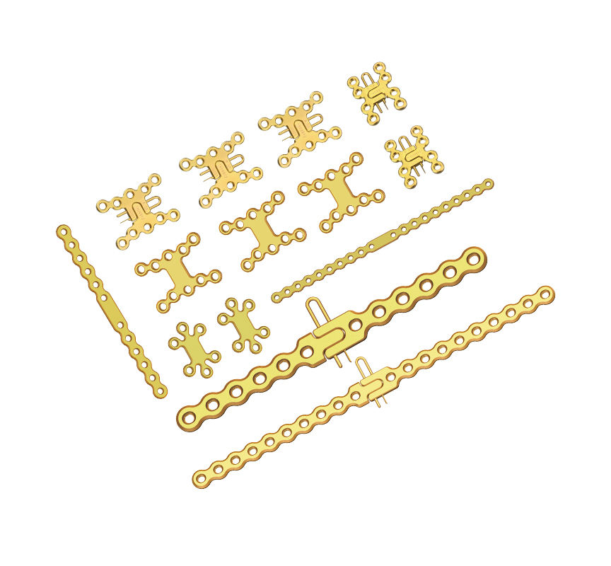 Good Biocompatibility Titanium Medical Orthopedic Trauma Plates Sternum Plates for Orthopedic Internal Fixation Reconstruction