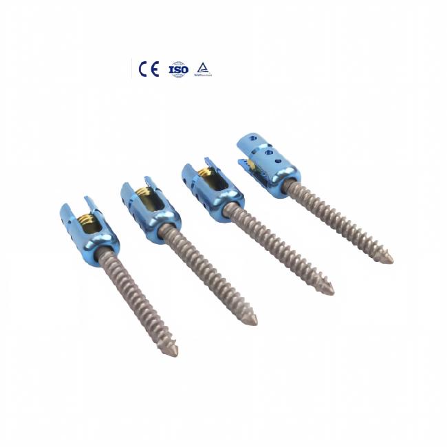 High Standard Orthopedic Implants Polyaxial Spinal Pedicle Screw 6.0mm System Hand Drill Pedicle Screws