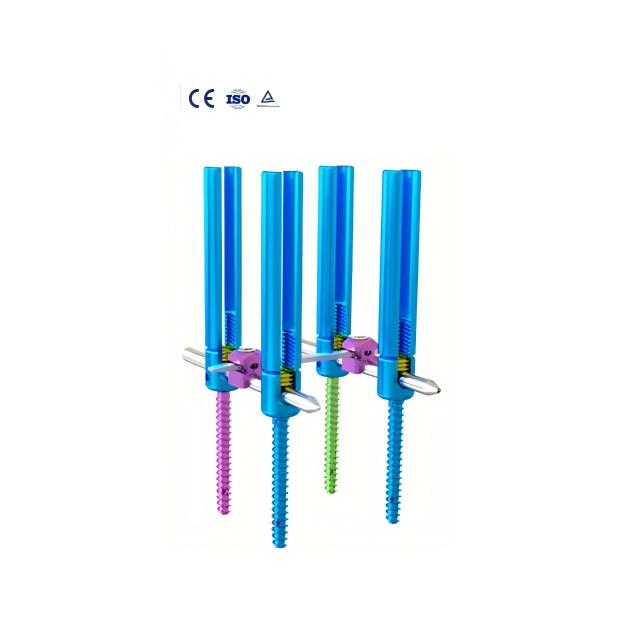 High Quality Meditech Titanium Orthopedic Implant Long Arm Pedicle Screw Can HELP Minimal Invasive Spine Orthopedic Implant